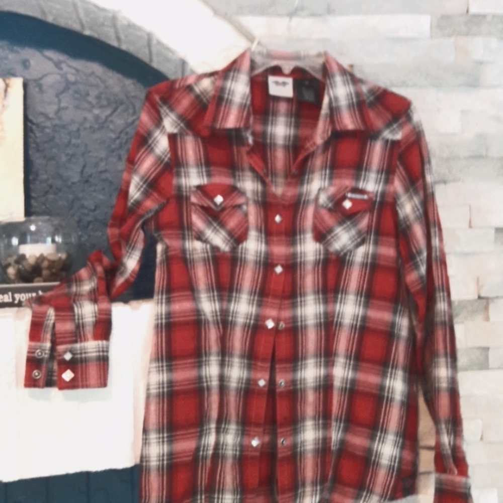 Harley Davidson plaid shirt